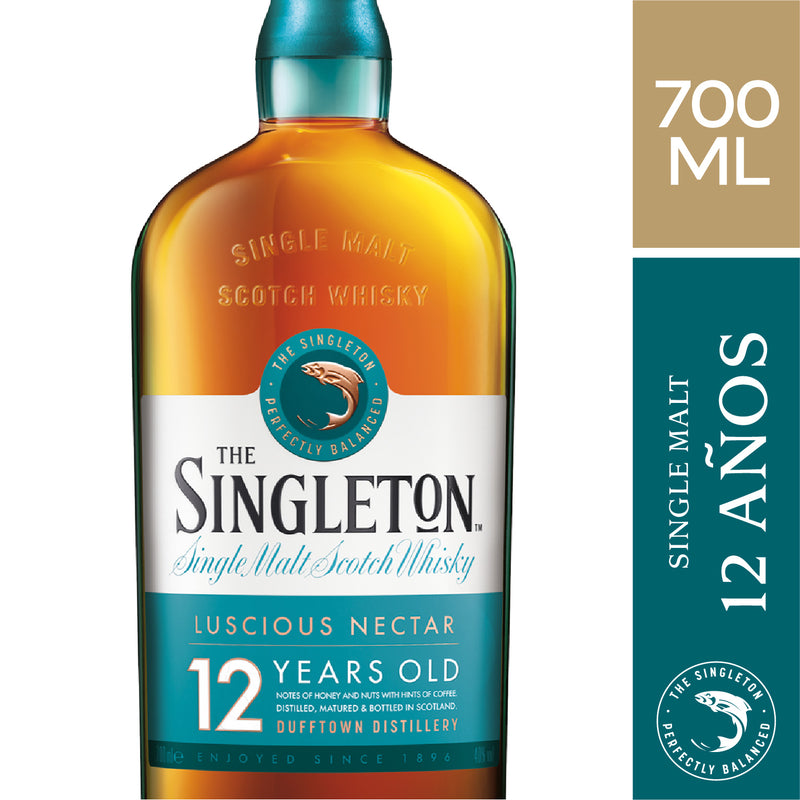 WHISKY SINGLETON SINGLE MALT 12 AÑOS 700cc